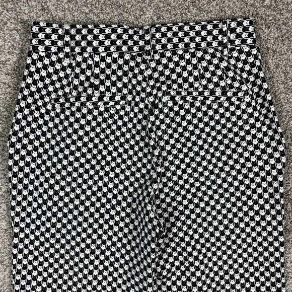Betabrand || Pencil Dress Pants Yoga Pants Catstooth Print Size XSP - Picture 8 of 9